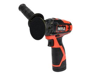 Yato mini máquina pulidora profesional de 12 v con mango adicional, p
