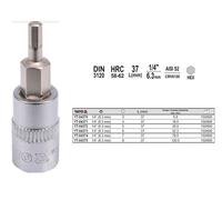 Yato, modelo yt-04372, punta de destornillador 1 pieza, ideal para tra