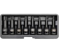 Yato, modelo yt-1065, toma de poco impacto, set de 8 piezas torx 1/2',
