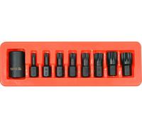 Yato, modelo yt-10663, alargador y adaptador de llave 9 piezas, ideal