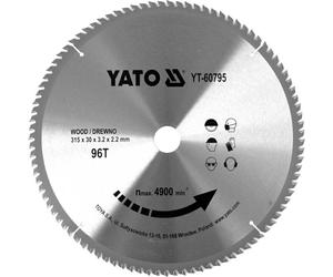 Yato, modelo yt-60795, hoja de sierra circular de 31,5 cm, 1 pieza, id