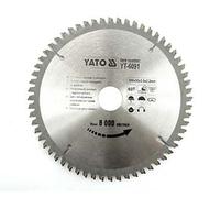 Yato, modelo yt-6093, hoja de sierra circular de 21 cm, 1 pieza, ideal