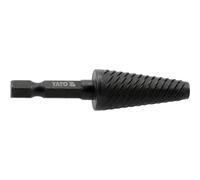 YATO, modelo YT-61750, Fresa troncales para metal 15mm, hexagonal, ideal para cortes precisos en metal, herramienta profesional de alta durabilidad