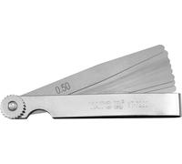 Yato, modelo yt-7222, galga de espesores, plata, medidas 0.05, 0.06, 0