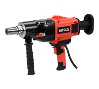 YATO Taladro de núcleo de diamante profesional, húmedo y seco, con trípode de engranaje, 2200 W, hasta 180 mm de diámetro