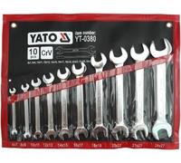 Yato yt-0380 - llaves de boca mixta 6-27 mm satinadas yato