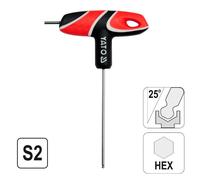 Yato yt-05590 - llave hexagonal con mango en t con 5 mm bola