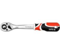 Yato Llave de carraca YT-0732 1/2" (12,7 mm) acero cromo vanadio negra/roja