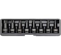 Yato Juego de tomas Torx YT-1065 de poco impacto 8 piezas 1/2"