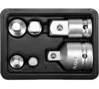 Yato Alargador y adaptador de llave YT-10671 – 6 piezas, alta durabilidad