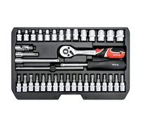 YATO Juego de vasos YT-14471 1/4" 38 piezas