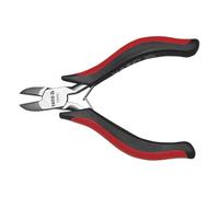 Yato YT-2081 diagonal cutting pliers, 115 mm length, 100 g weight, black and red handle color, ideal for electricians and general cutting tasks.