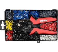Yato Juego de alicates de crimpado YT-23052, virola cuadrada, trinquete para 0,25-10 mm²