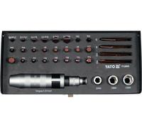 Yato yt-28000, juego de 32 destornilladores de impacto, 1/2', 168 mm,