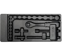 Yato yt-5542 - bandeja de plástico con toma fija 22pcs 3/8 '22mm 6 ~