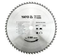 Yato YT-6086, para plástico, madera, 40 cm, 3 cm, con carburo de tungsteno (TCT), 3,8 mm, 4000 rpm