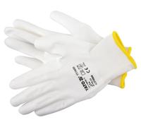 Yato yt-74699 guante de seguridad guantes de fábrica blanco nylon, po
