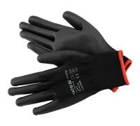 Yato yt-74728 guante de seguridad guantes de fábrica negro nylon, pol