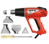 Yato yt-82293-2000w pistola de aire caliente con pantalla lcd accesori