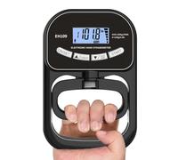 YATOSEEN Dinamómetro digital de mano, medidor de fuerza de 396 lb/180 kg, probador electrónico de fuerza de agarre recargable, medidor electrónico de fuerza de agarre, pantalla LCD