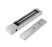 YAVIS Cerradura magnética electrónica 280KG/600LBS Impermeable DC12V Cerradura electromagnética Fuerza Retención para Control Acceso Puerta Sistema Seguridad Fail-Safe NC Modo