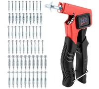 YAYODS Juego de 60 tacos de metal para cavidades huecas en 6 tamaños, juego de tornillos con pinza de montaje, juego de tacos para cavidades de cavidad, funciona perfectamente con tornillos M4/M5/M6