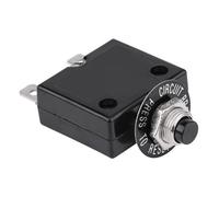 Ycauty Disyuntor Térmico de Reinicio Manual para Protección contra Sobrecorriente en Aplicaciones Industriales y Automotrices, Plástico Duradero, Opciones de 5A-30A (8A)