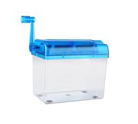 Ycauty Mini trituradora de papel manual eficiente para el hogar, oficina, escuela, trituradora de manivela para triturar archivos, adecuada para documentos financieros, no requiere electricidad, 4