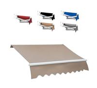 YCBTPS Lona De Repuesto Retráctil para Toldo De Patio, 3.5x2.5m 4x3.0m Cubierta del Toldo De La Sombra del Sol Toldo Enrollable Toldo Exterior Tela Superior(Camel,4.5x1.5m(15x5ft))