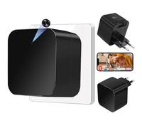 YCCNIU Cámara Oculta WiFi 5G, Cámara Espía con Cargador USB | Mini Cámara Oculta Espía Wifi 1080P, Detección de Movimiento, Grabación en Bucle, Visualización Remota - Normas europeas