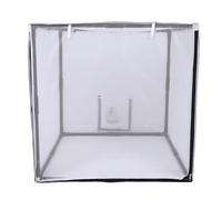 Yctze Cabina de Pintura en Spray Portátil, Fácil Montaje e Impermeable | Cortina protectora de malla, 75x75x75 cm, adecuada para garaje, fabricada en resistente tela Oxford