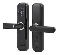 Yctze Cerradura de Puerta Inteligente Entrada sin Llave, Cerradura Electrónica Digital de Seguridad de Huellas Dactilares, de Control Remoto de Aplicación con Aleación de Zinc, Ideal para Hotel en