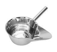 Yctze Cuchara Multifuncional para Patatas Fritas con Pico de Pato, de Acero Inoxidable, Patatas Fritas, Palomitas de Maíz, Cubitos de Hielo, Granos de café y Más, Herramienta de Cocina para (mano