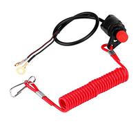 Yctze para Interruptor Hombre al Agua pulsante spegnimento fuoribordo Interruptor de Parada del Motor, cortacésped para Motocicleta Fuera de borda Interruptor de Parada de