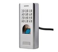 Yctze Teclado Metálico de Acceso con Huella Dactilar, Clasificación IP66 | Microprocesador incorporado de alta seguridad, compatible con múltiples modos de acceso