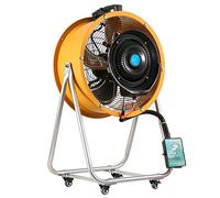 YCYRF Ventilador con Agua Pulverizada, Ventilador Nebulizador Industrial Grande con Ruedas para Uso Comercial, Garaje, Almacén, Taller, Patio(40cm/16in)