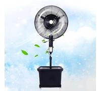 YDkjwjw Ventilador nebulizador para exteriores con oscilación de 90°, tanque de 42L para horas de frescor, ventilador industrial para jardines y eventos