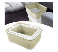 YDSTNiu Papelera Plegable para Coche para Toyota Hiace (Vi) Bus (2019-), Cubo de Basura Impermeable, Contenitore Extensible Antifugas, Organizador de Viaje Auto,Beige