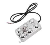 YDuupxe Generador de Niebla Ultrasónica de 6 Cabezales, Nebulizador de Estanque de 250 W 5 L/H con Resistencia Al Agua IP67 y Cable de 5 M para Decoración de Paisajes de Jardín en