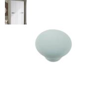 Yeandshi Paquete de 2 pomos redondos de cerámica oblata verde de 37 mm para puerta de armario de habitación de los niños, cómodas, armarios, pomos de cerámica para armarios