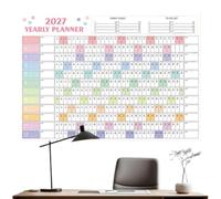 Year Calendar - 2027 Wall Planner, Double Sided Monthly Layout