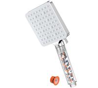 YEAUPE PRO Alcachofa de Ducha con Función de Ahorro de Agua, Alcachofa Ducha Alta Presión con 6 Modos, Universal Ducha Baño Cabezal Ducha, 8 L/Min Fácil de Instalar Mango Ducha