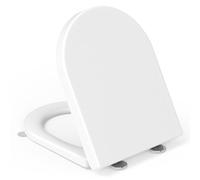 YEAUPE PRO Tapa WC Universal Asiento Inodoro Forma D Blanco