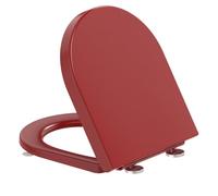 YEAUPE PRO Tapa WC Universal Asiento Inodoro Forma D Corto Rojo