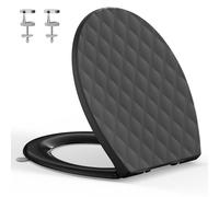 YEAUPE PRO Tapa WC Universal Asiento Inodoro O Diamante Negro