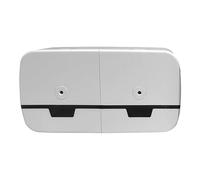 Yechiry Dispensador de Toallas de Papel, Mecanismo de Bloqueo de Plástico ABS con 2 Métodos de Desbloqueo y Ventana Visual, para Baño, Hogar y Oficina (A)