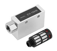 Yechiry Eyector de Vacío CV-10HS, Generador de Vacío Neumático con Ventilación de Aire Grande de Tamaño Compacto de Aleación de Aluminio, para Automatización Industrial