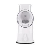 Yechiry Rallador de Queso Giratorio con, Manivela Manual, Trituradora de Verduras, Picadora de Alimentos, 10 Cuchillas para Pepino, Patata, Zanahoria, Trituración Rápida, Desmontable, Fácil de