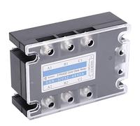 Yechiry Relé de Estado Sólido Trifásico SSR-3 D4840 40A Equipo de Control -CA de Alta Resistencia para Aplicaciones Industriales Diseño ABS Retardante de Llama