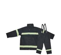 Yechiry Ropa Resistente Al Fuego Abrigo Protector Pantalón Ignífugo Resistente Al Calor para Bomberos y Soldadores Azul Oscuro Talla M/L/XL/XXL 2 Unidades (M)